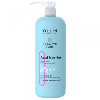 OLLIN ULTIMATE CARE Кондиционер для окрашенных волос с экстрактом ягод асаи 1000мл